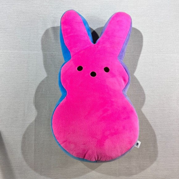 Peeps Stuffed Plush Multicolored Bunny - Picture 1 of 7